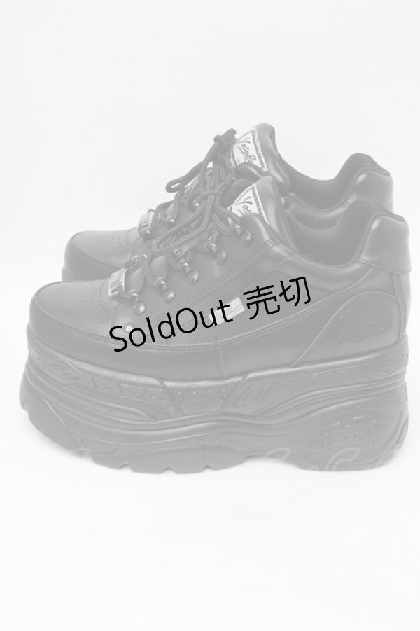 画像2: YOSUKE / 厚底スニーカー 24 黒 S-25-11-06-012-PU-SH-HR-ZS (2)