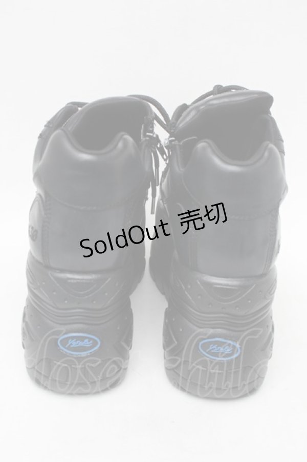 画像3: YOSUKE / 厚底スニーカー 24 黒 S-25-11-06-012-PU-SH-HR-ZS (3)