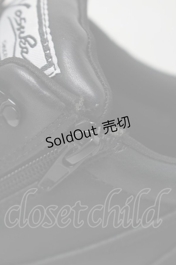 画像6: YOSUKE / 厚底スニーカー 24 黒 S-25-11-06-012-PU-SH-HR-ZS (6)