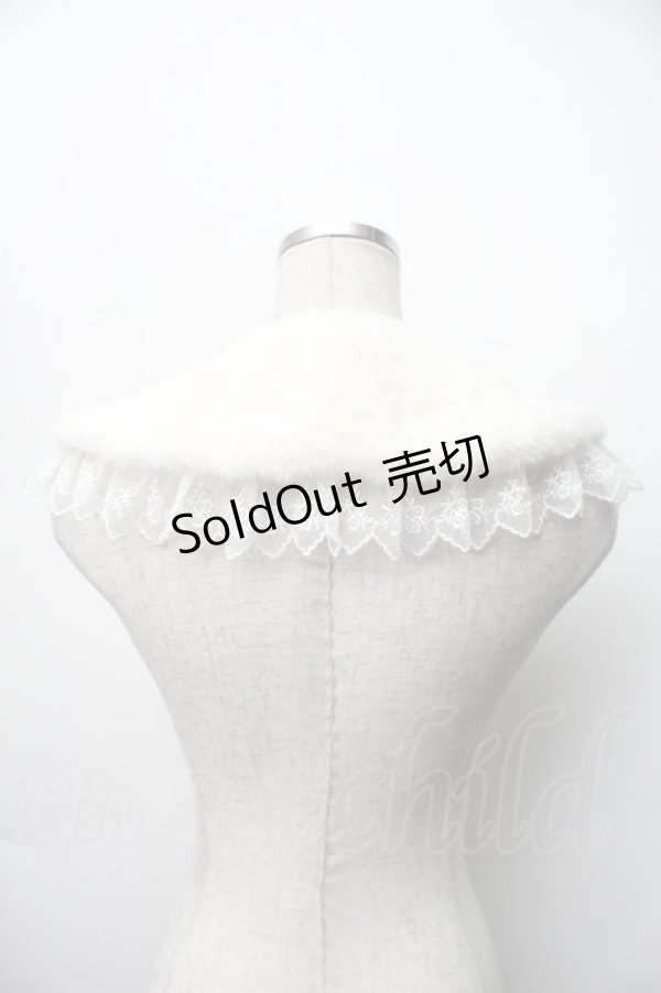 画像2: m petit by misako / TT*AM*FFレースレースロリティペット  白 S-25-11-06-014-LO-ZA-AS-ZS (2)