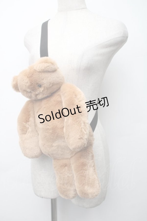 画像1: merry jenny / クマショルダーバッグ  ブラウン S-25-11-06-017-LO-BG-HR-ZS (1)