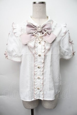 画像: LIZ LISA / レーススラッシュスリーブブラウス 0 白 S-25-11-06-022-LO-BL-HR-ZS