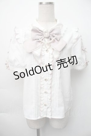 画像: LIZ LISA / レーススラッシュスリーブブラウス 0 白 S-25-11-06-022-LO-BL-HR-ZS