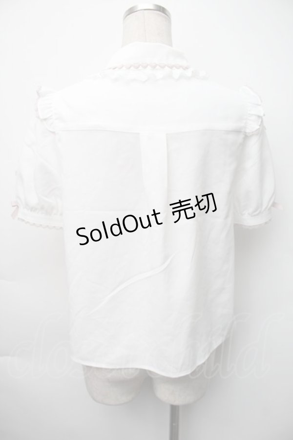 画像2: LIZ LISA / レーススラッシュスリーブブラウス 0 白 S-25-11-06-022-LO-BL-HR-ZS (2)