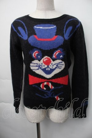 画像: MILK / ラビットニット  黒 S-25-11-06-032-ML-TO-AS-ZS