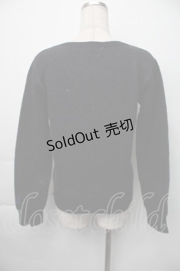 画像2: MILK / ラビットニット  黒 S-25-11-06-032-ML-TO-AS-ZS (2)