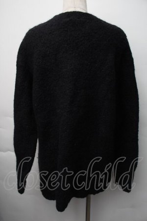 画像: Candy Stripper / くまフェイスニット  黒 S-25-11-06-034-PU-TO-HR-ZS