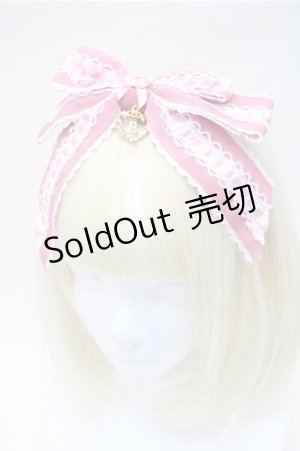 画像: BABY,THE STARS SHINE BRIGHT / Maison de Petite Rubanリボンカチューシャ  ピンク S-25-11-07-004-BA-AC-AS-ZS