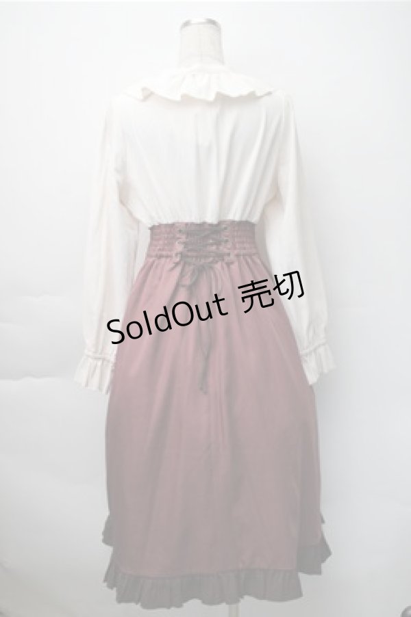 画像2: axes femme / ハイウエストドッキングワンピース   S-25-11-07-037-AX-OP-HR-ZS (2)