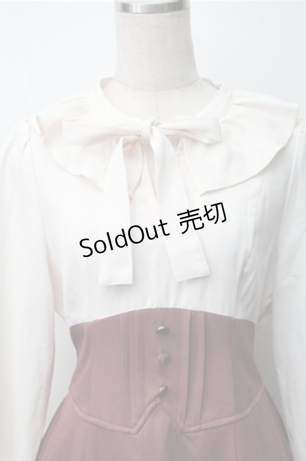 画像3: axes femme / ハイウエストドッキングワンピース   S-25-11-07-037-AX-OP-HR-ZS (3)