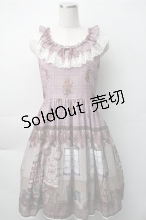 画像: ALICE and the PIRATES / Le petit fleuriste〜永遠の花束とあなたを待つ時間〜ジャンパースカートI  モーヴ S-25-11-07-040-PA-OP-AS-ZS