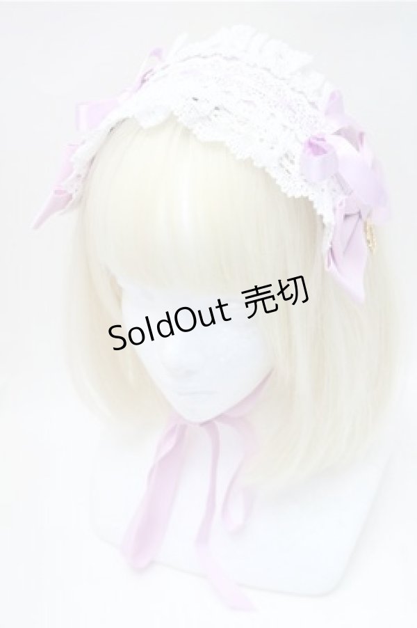 画像1: BABY,THE STARS SHINE BRIGHT / プリンセスドロップヘッドドレス  ラベンダー S-25-11-07-005-BA-AC-AS-ZS (1)