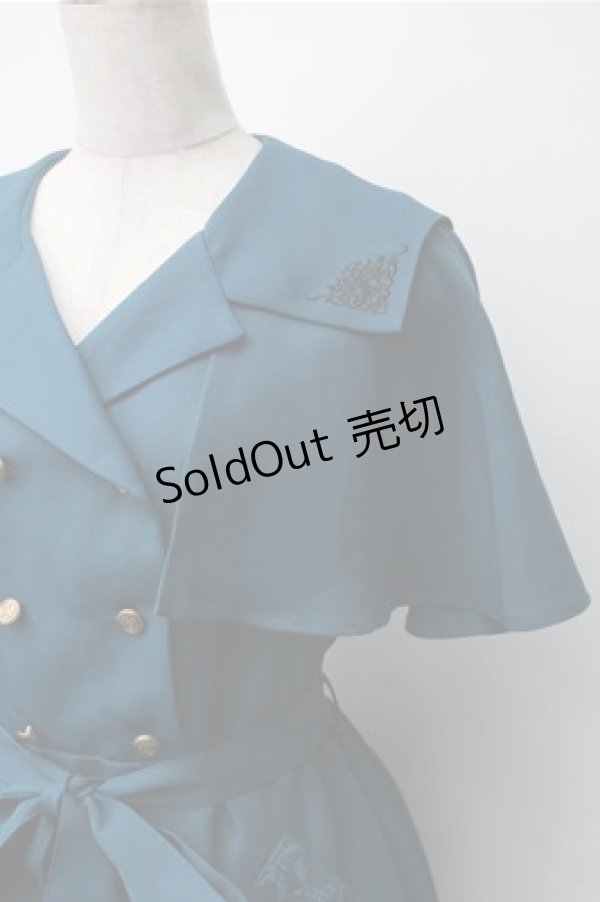 画像3: axes femme / トレンチアシメジャンスカ  ブルー S-25-11-07-042-AX-OP-HR-ZS (3)