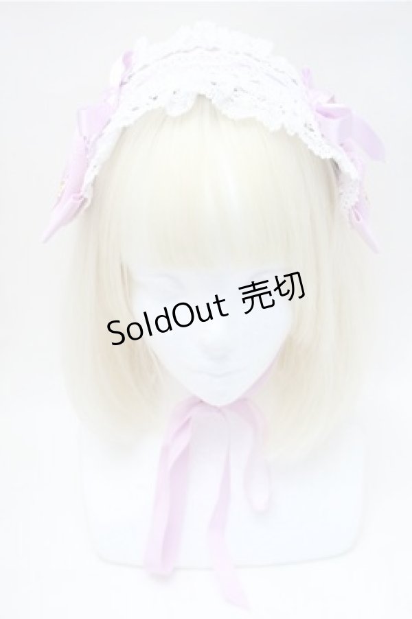 画像2: BABY,THE STARS SHINE BRIGHT / プリンセスドロップヘッドドレス  ラベンダー S-25-11-07-005-BA-AC-AS-ZS (2)