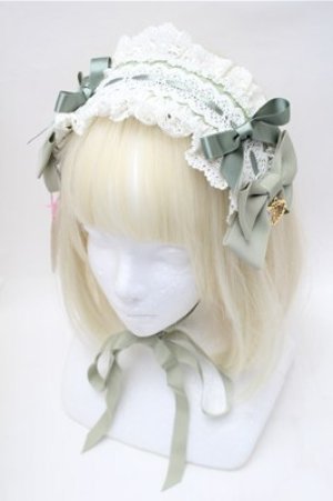 画像: BABY,THE STARS SHINE BRIGHT / プリンセスドロップヘッドドレス  グリーン S-25-11-07-006-BA-AC-AS-ZS