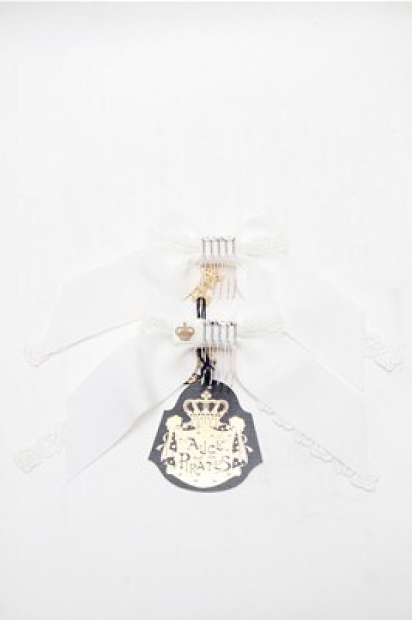 画像2: ALICE and the PIRATES / A/Pゆらゆらリボンコーム  白 S-25-11-07-001-PA-AC-AS-ZS (2)