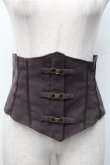 画像1: NO.S PROJECT / 「乙女」のためのコルセット L ブラウン S-25-11-07-010-LO-SK-AS-ZS (1)