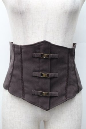 画像: NO.S PROJECT / 「乙女」のためのコルセット L ブラウン S-25-11-07-010-LO-SK-AS-ZS