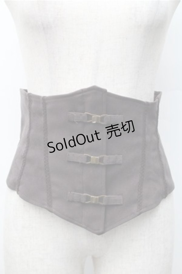 画像1: NO.S PROJECT / 「乙女」のためのコルセット L ブラウン S-25-11-07-010-LO-SK-AS-ZS (1)