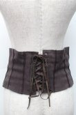 画像2: NO.S PROJECT / 「乙女」のためのコルセット L ブラウン S-25-11-07-010-LO-SK-AS-ZS (2)