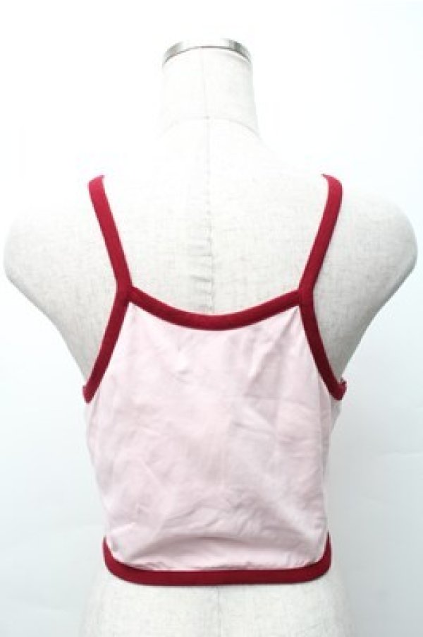 画像2: Jnorii（Bobon21） / ショート丈プリントキャミソール  ピンク S-25-11-07-016-LO-TO-HR-ZS (2)