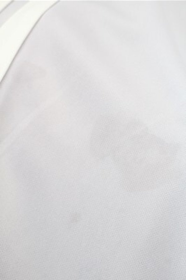 画像5: NOEMIE / チャイナボタンジャージチュニック  グレーｘ白 S-25-11-07-024-LO-TO-HR-ZS (5)