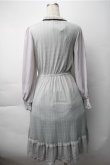 画像2: axes femme / イレヘムレースワンピース  グレー S-25-11-07-030-AX-OP-HR-ZS (2)