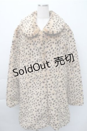 画像: Candy Stripper / レオパードファーコート  ブラウン S-25-11-09-037-PU-JA-HR-ZS