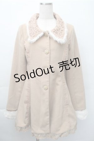 画像: LIZ LISA / ラビットファーコート  ブラウン S-25-11-09-038-LO-CO-AS-ZS