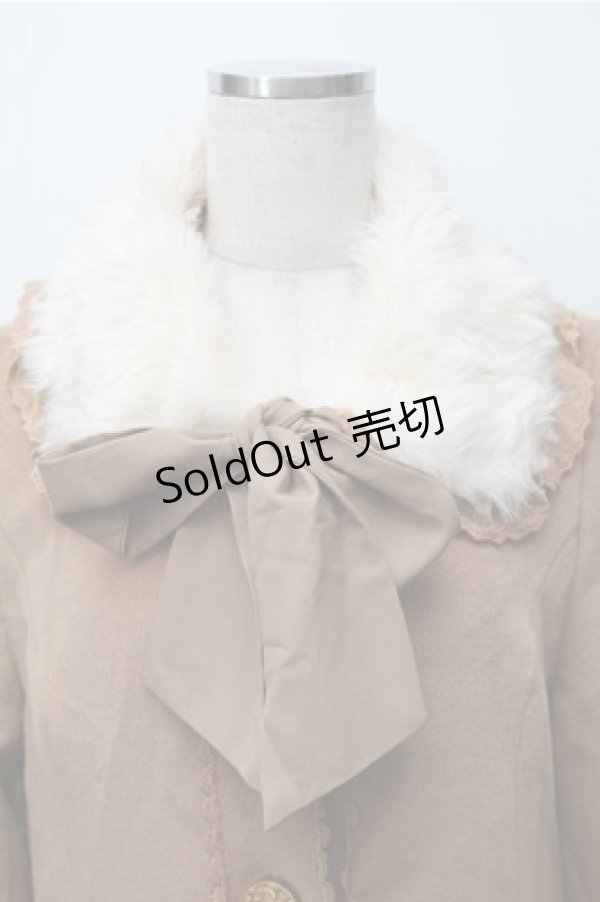 画像3: LIZ　LISA / ファー襟コート  ブラウン S-25-11-09-039-LO-OP-AS-ZS (3)