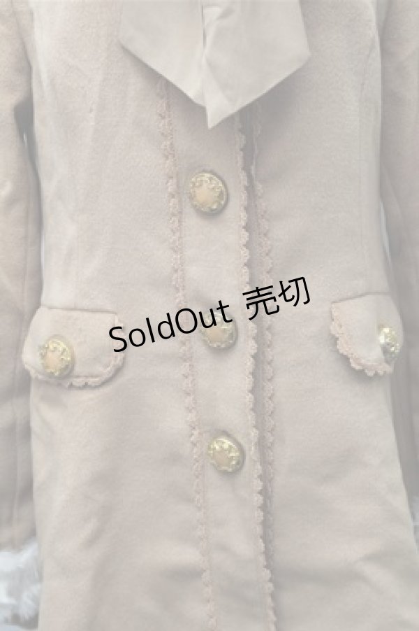 画像4: LIZ　LISA / ファー襟コート  ブラウン S-25-11-09-039-LO-OP-AS-ZS (4)