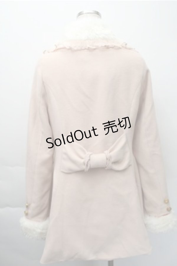 画像2: LIZ　LISA / ファー襟コート  ピンク S-25-11-09-044-LO-OP-AS-ZS (2)