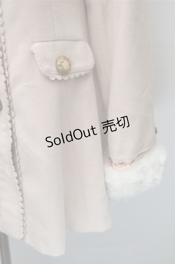 画像5: LIZ　LISA / ファー襟コート  ピンク S-25-11-09-044-LO-OP-AS-ZS (5)