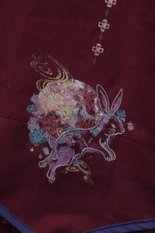 画像5: Ozz oneste / 月兎スカート  ワイン S-25-11-09-050-OO-SK-AS-ZS (5)