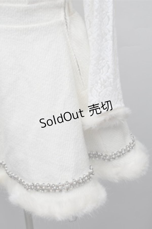 画像4: Swankiss / 裾ファーワンピース  オフ S-25-11-09-051-CA-OP-AS-ZS (4)