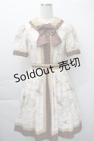 画像: Secret Honey / Winnie the Pooh One Piece  オフ S-25-11-09-052-CA-OP-AS-ZS