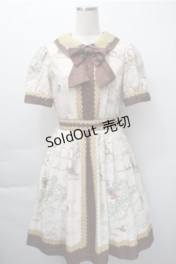 画像1: Secret Honey / Winnie the Pooh One Piece  オフ S-25-11-09-052-CA-OP-AS-ZS (1)