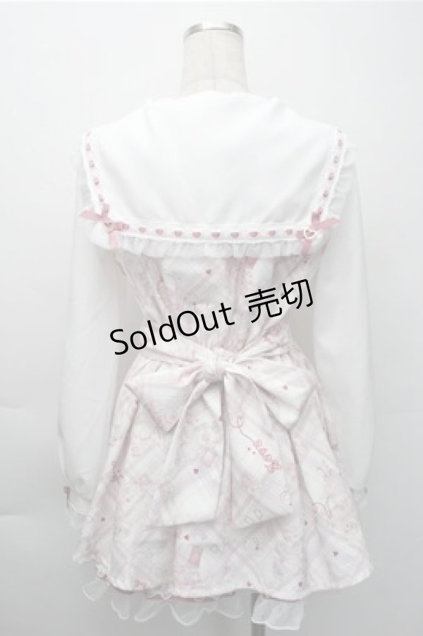 画像2: LIZ LISA / sewing bear柄セットアップ 0 ピンク S-25-11-09-053-LO-TO-HR-ZS (2)