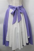 画像1: axes femme / イレヘムスカート  ラベンダーｘオフ S-25-11-09-056-AX-TO-AS-ZS (1)