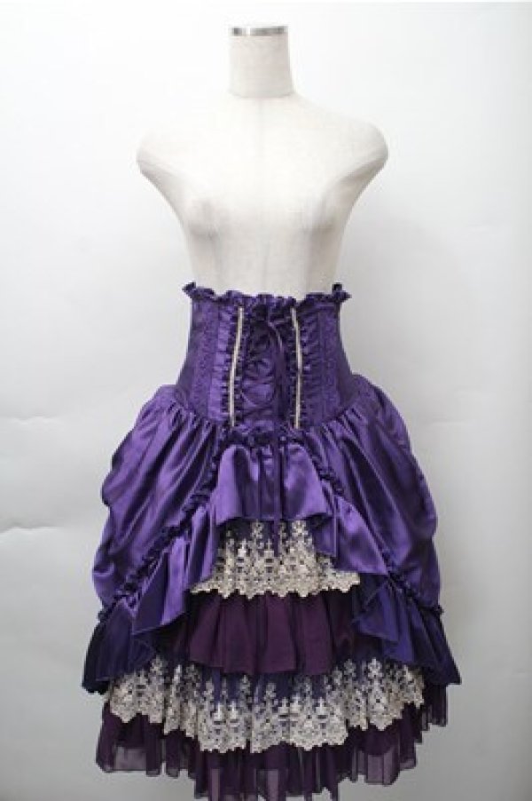 ATELIER PIERROT / “Eleanor”コルセットスカート 紫 S-25-11-09-057-EL