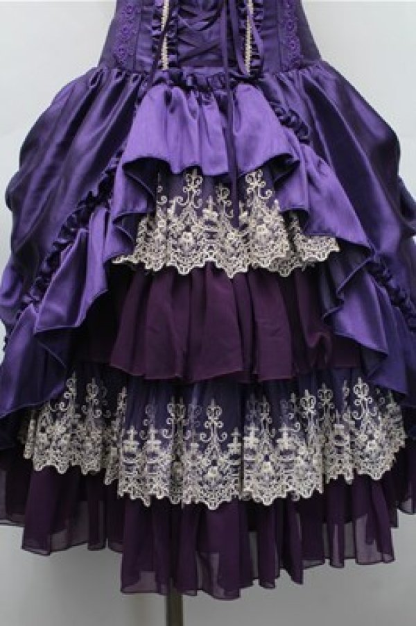 ATELIER PIERROT / “Eleanor”コルセットスカート 紫 S-25-11-09-057-EL