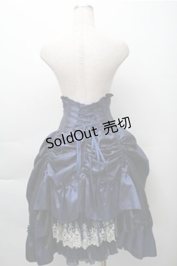 画像2: ATELIER PIERROT / “Eleanor”コルセットスカート  紺 S-25-11-09-058-EL-SK-AS-ZS (2)