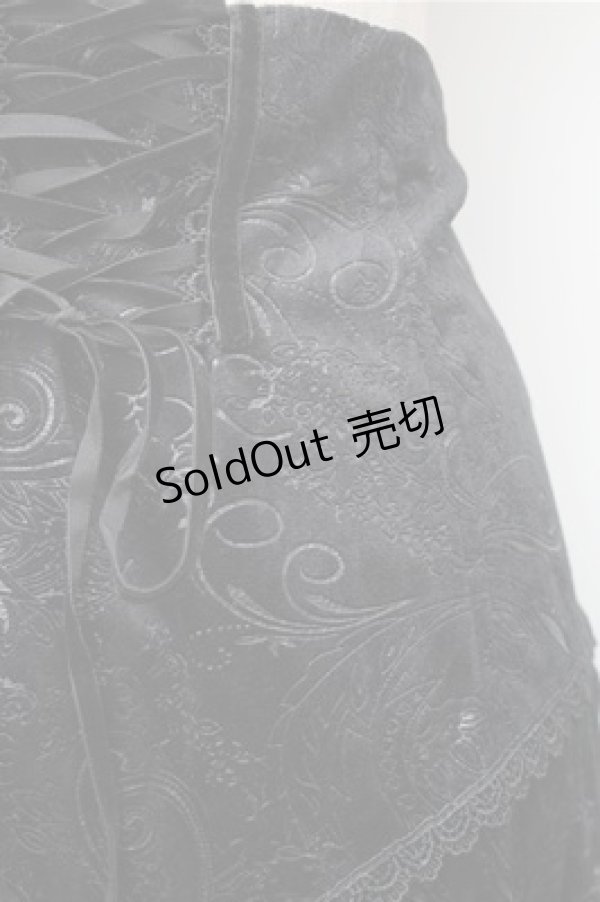 画像3: PUNK RAVE / ベロアスカート  黒 S-25-11-09-059-PU-SK-AS-ZS (3)