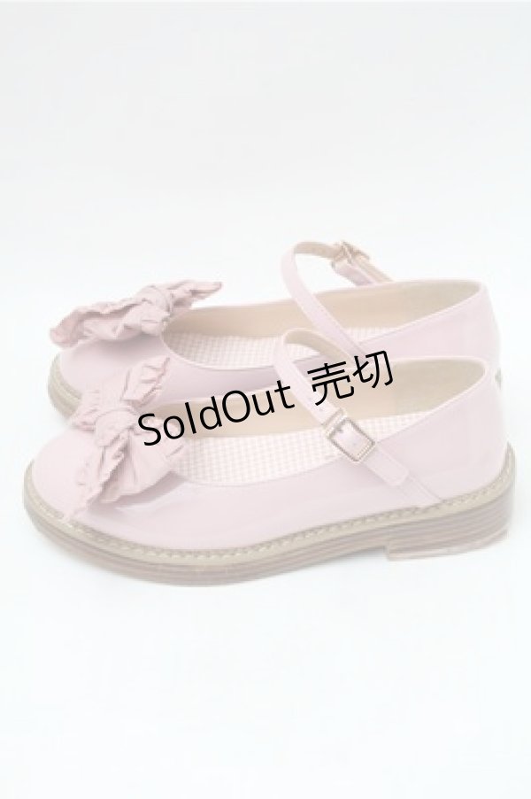 画像2: PINK HOUSE / エナメルリボンシューズ S ピンク S-25-11-09-006-LO-SH-AS-ZS (2)