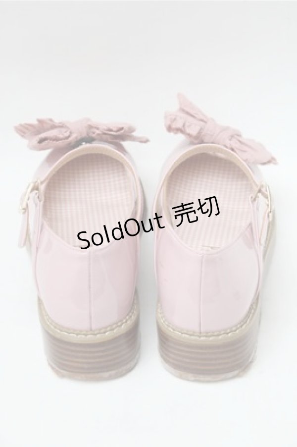 画像3: PINK HOUSE / エナメルリボンシューズ S ピンク S-25-11-09-006-LO-SH-AS-ZS (3)