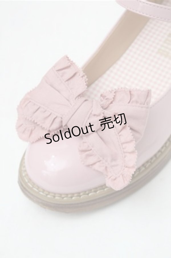 画像4: PINK HOUSE / エナメルリボンシューズ S ピンク S-25-11-09-006-LO-SH-AS-ZS (4)