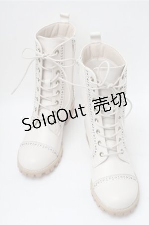 画像: PINK HOUSE / レースアップブーツ S オフ S-25-11-09-009-LO-SH-AS-ZS