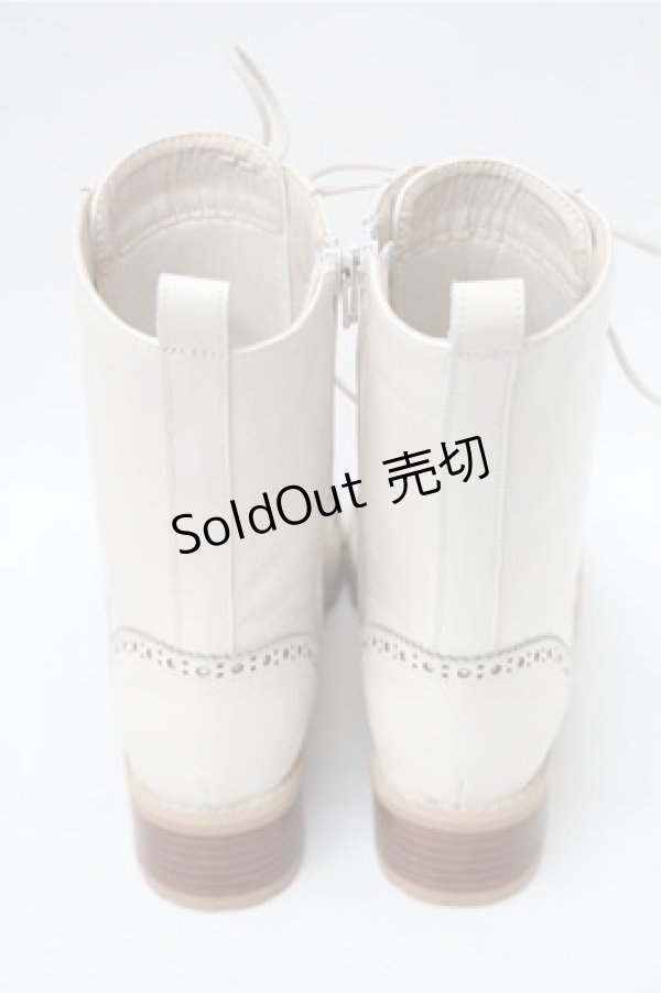 画像3: PINK HOUSE / レースアップブーツ S オフ S-25-11-09-009-LO-SH-AS-ZS (3)