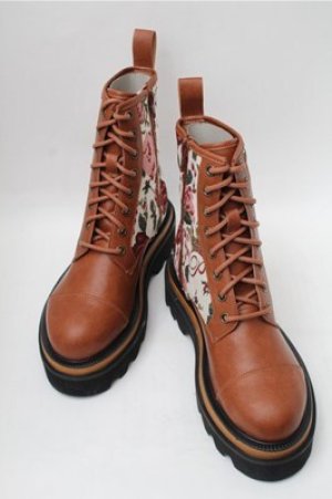 画像: PINK HOUSE / ゴブランブーツ S ブラウン S-25-11-09-011-LO-SH-AS-ZS