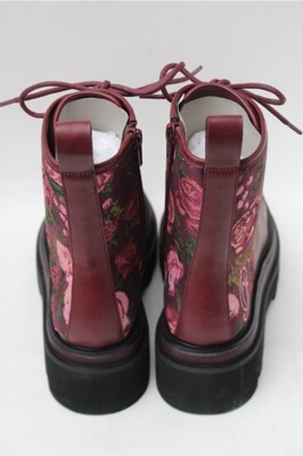 画像3: PINK HOUSE / ゴブランブーツ S 赤 S-25-11-09-012-LO-SH-AS-ZS (3)